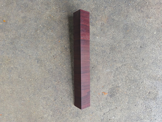 300mm Fascia Corner UPVC Rosewood Woodgrain Foiled