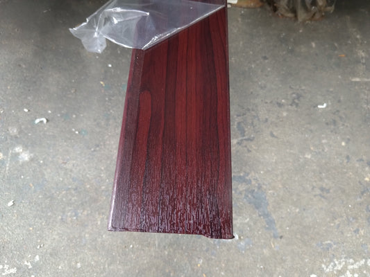 95mm x 6mm Rosewood Woodgrain Foiled UPVC Trim 5mtr Length